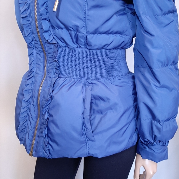 Sold JUICY COUTURE DOWN FILLED Hooded Faux Fur Puffer Coat Jacket Parka Winter - Picture 6 of 15